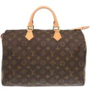 Pre-owned Fabric louis-vuitton-bags Louis Vuitton Vintage , Brown , Da...