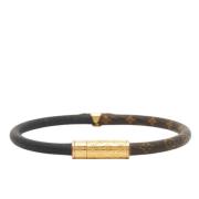 Pre-owned Canvas bracelets Louis Vuitton Vintage , Brown , Dames