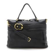 Pre-owned Leather gucci-bags Gucci Vintage , Black , Dames