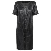 Pre-owned Fabric dresses Chanel Vintage , Black , Dames