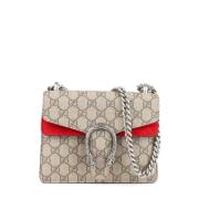 Pre-owned Canvas gucci-bags Gucci Vintage , Beige , Dames