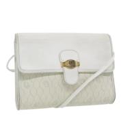 Pre-owned Leather dior-bags Dior Vintage , White , Dames