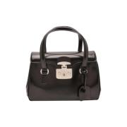 Pre-owned Leather gucci-bags Gucci Vintage , Black , Dames