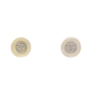 Pre-owned Fabric chanel-jewelry Chanel Vintage , White , Dames