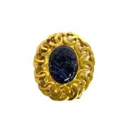 Pre-owned Metal chanel-jewelry Chanel Vintage , Blue , Dames