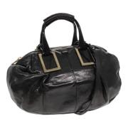 Pre-owned Leather handbags Chloé Pre-owned , Black , Dames