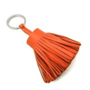 Pre-owned Leather key-holders Hermès Vintage , Orange , Dames