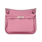 Pre-owned Leather shoulder-bags Hermès Vintage , Pink , Dames