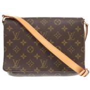 Pre-owned Fabric louis-vuitton-bags Louis Vuitton Vintage , Brown , Da...