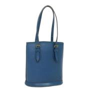 Pre-owned Leather louis-vuitton-bags Louis Vuitton Vintage , Blue , Da...