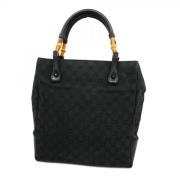 Pre-owned Canvas gucci-bags Gucci Vintage , Black , Dames