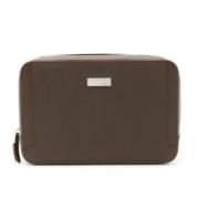 Pre-owned Leather clutches Burberry Vintage , Brown , Dames