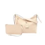 Pre-owned Leather louis-vuitton-bags Louis Vuitton Vintage , Beige , D...