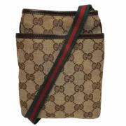 Pre-owned Canvas gucci-bags Gucci Vintage , Brown , Dames