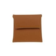 Pre-owned Leather wallets Hermès Vintage , Brown , Dames