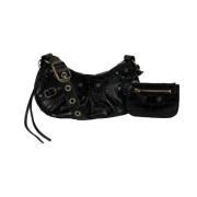 Pre-owned Leather balenciaga-bags Balenciaga Vintage , Black , Dames