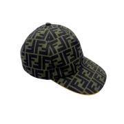 Pre-owned Fabric hats Fendi Vintage , Black , Dames