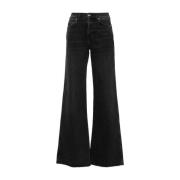 Zwarte Jeans voor Mannen en Vrouwen 7 For All Mankind , Black , Dames