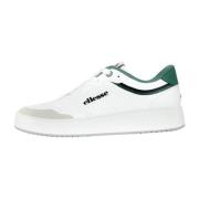 Witte Heren Sneakers Retro Stijl Ellesse , White , Heren