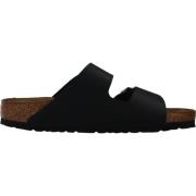 Zwarte Arizona Sliders voor Mannen Birkenstock , Black , Heren