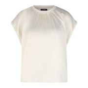 Krokodil Detail Satijn Jersey Top Joop! , Beige , Dames