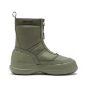 Zwarte Luna Rits Ontwerp Laarzen Moon Boot , Green , Heren