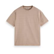 Relaxed Fit Katoenen T-shirt Scotch & Soda , Brown , Heren