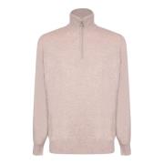 Luxe Beige Gebreide Kleding Aw24 Brunello Cucinelli , Pink , Heren