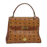 Pre-owned Leather handbags MCM Pre-owned , Brown , Dames