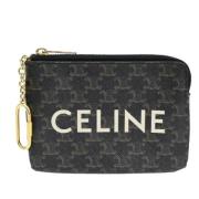 Pre-owned Canvas wallets Celine Vintage , Black , Dames