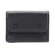 Pre-owned Leather wallets Maison Margiela Pre-owned , Black , Dames