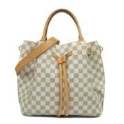 Pre-owned Canvas louis-vuitton-bags Louis Vuitton Vintage , White , Da...