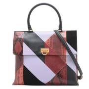 Pre-owned Leather handbags Salvatore Ferragamo Pre-owned , Multicolor ...