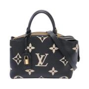 Pre-owned Leather louis-vuitton-bags Louis Vuitton Vintage , Black , D...