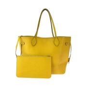 Pre-owned Leather handbags Louis Vuitton Vintage , Yellow , Dames