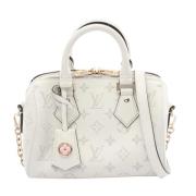 Pre-owned Leather louis-vuitton-bags Louis Vuitton Vintage , White , D...