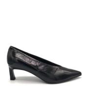 Zwarte lakleren pumps gemaakt in Italië Halmanera , Black , Dames