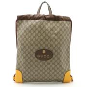 Pre-owned Canvas gucci-bags Gucci Vintage , Beige , Dames