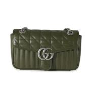 Pre-owned Leather gucci-bags Gucci Vintage , Green , Dames