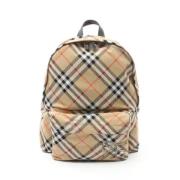 Pre-owned Canvas backpacks Burberry Vintage , Beige , Dames