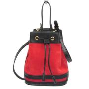 Pre-owned Suede gucci-bags Gucci Vintage , Red , Dames