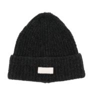 Wol Steen Beanie Unisex Main Autry , Black , Heren