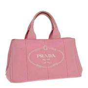 Pre-owned Canvas prada-bags Prada Vintage , Pink , Dames