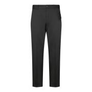 Zwarte elegante broek voor mannen PT Torino , Black , Heren