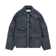 Navy Vilburn Jas Dries Van Noten , Blue , Heren