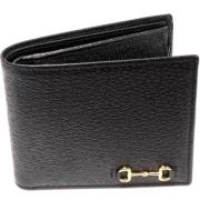 Pre-owned Leather wallets Gucci Vintage , Black , Dames