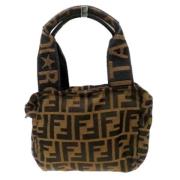 Pre-owned Canvas fendi-bags Fendi Vintage , Brown , Dames