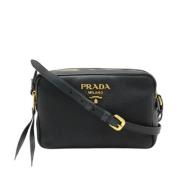 Pre-owned Leather prada-bags Prada Vintage , Black , Dames