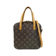 Pre-owned Fabric handbags Louis Vuitton Vintage , Brown , Dames