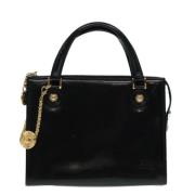 Pre-owned Leather handbags Versace Pre-owned , Black , Dames